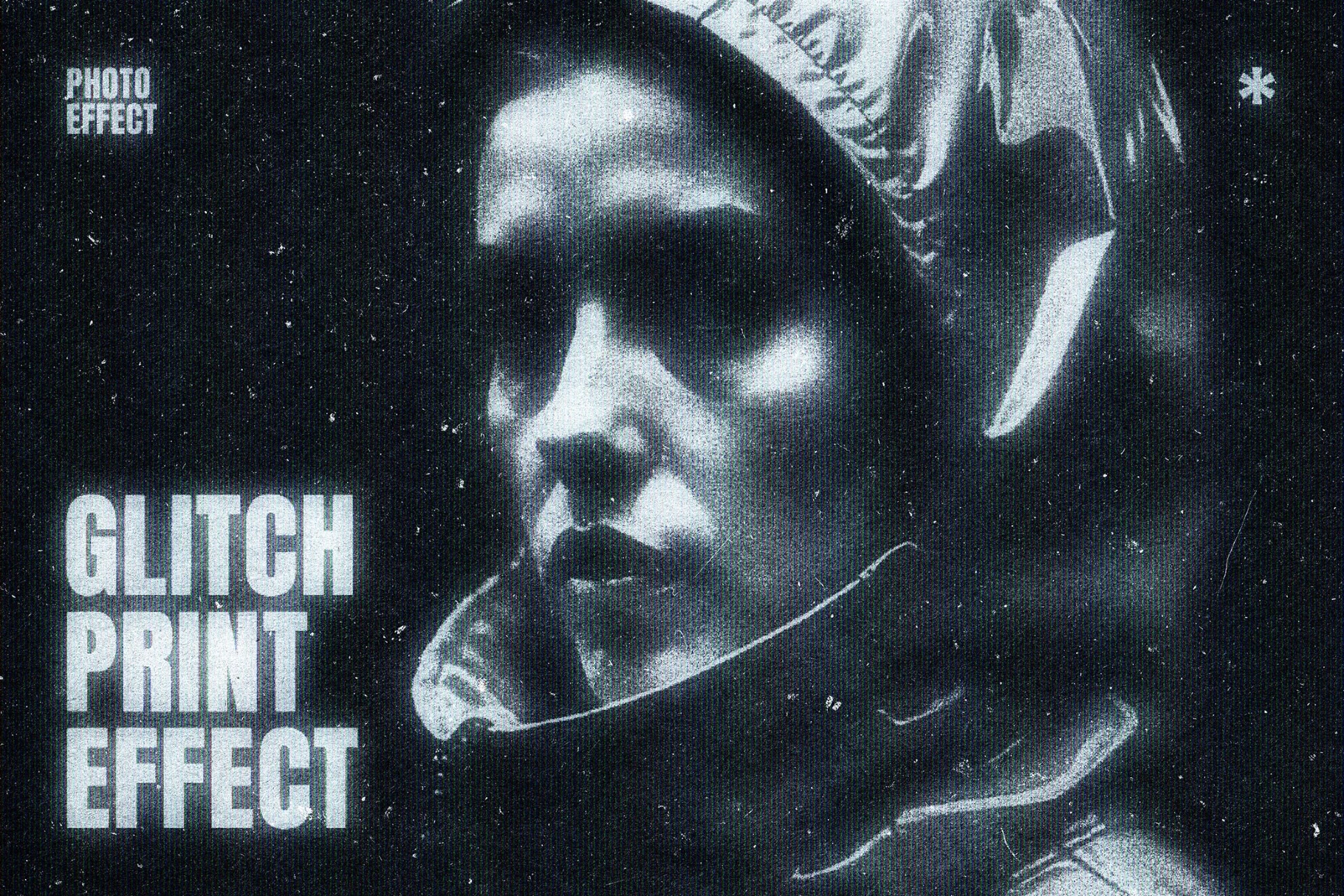 Glitch Print Photo Effect