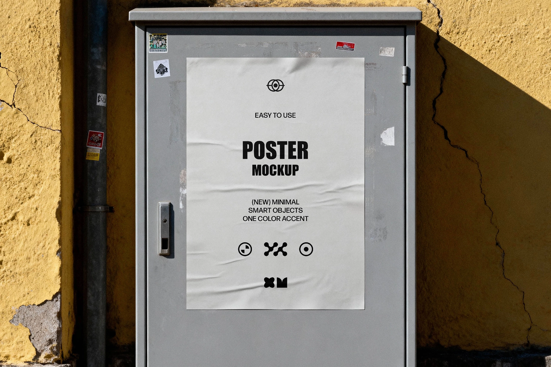 Utility Box Poster Mockup