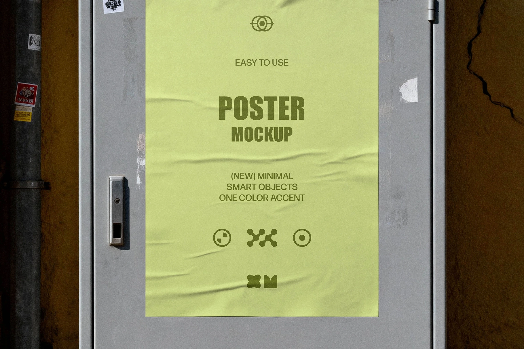 Utility Box Poster Mockup