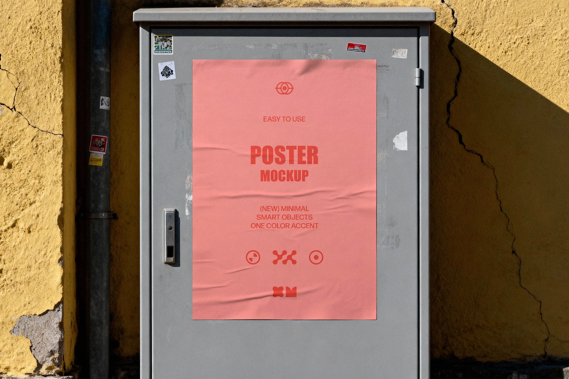 Utility Box Poster Mockup