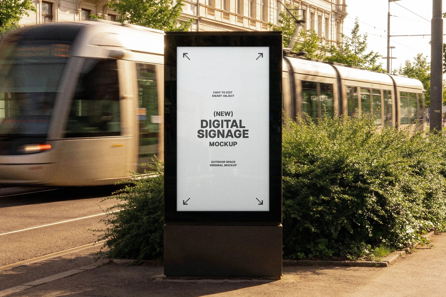 Outdoor Digital Signage Mockup