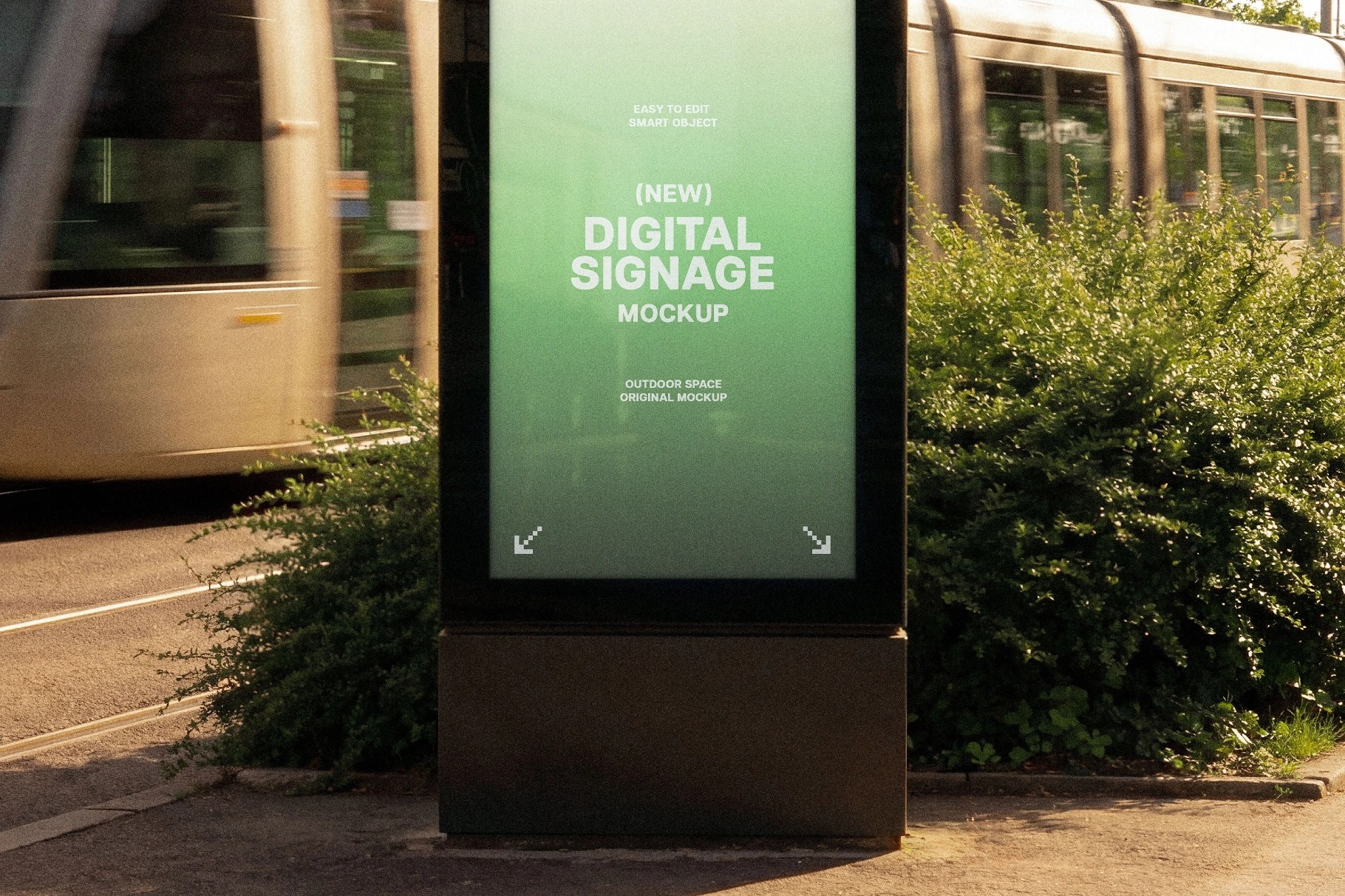 Outdoor Digital Signage Mockup