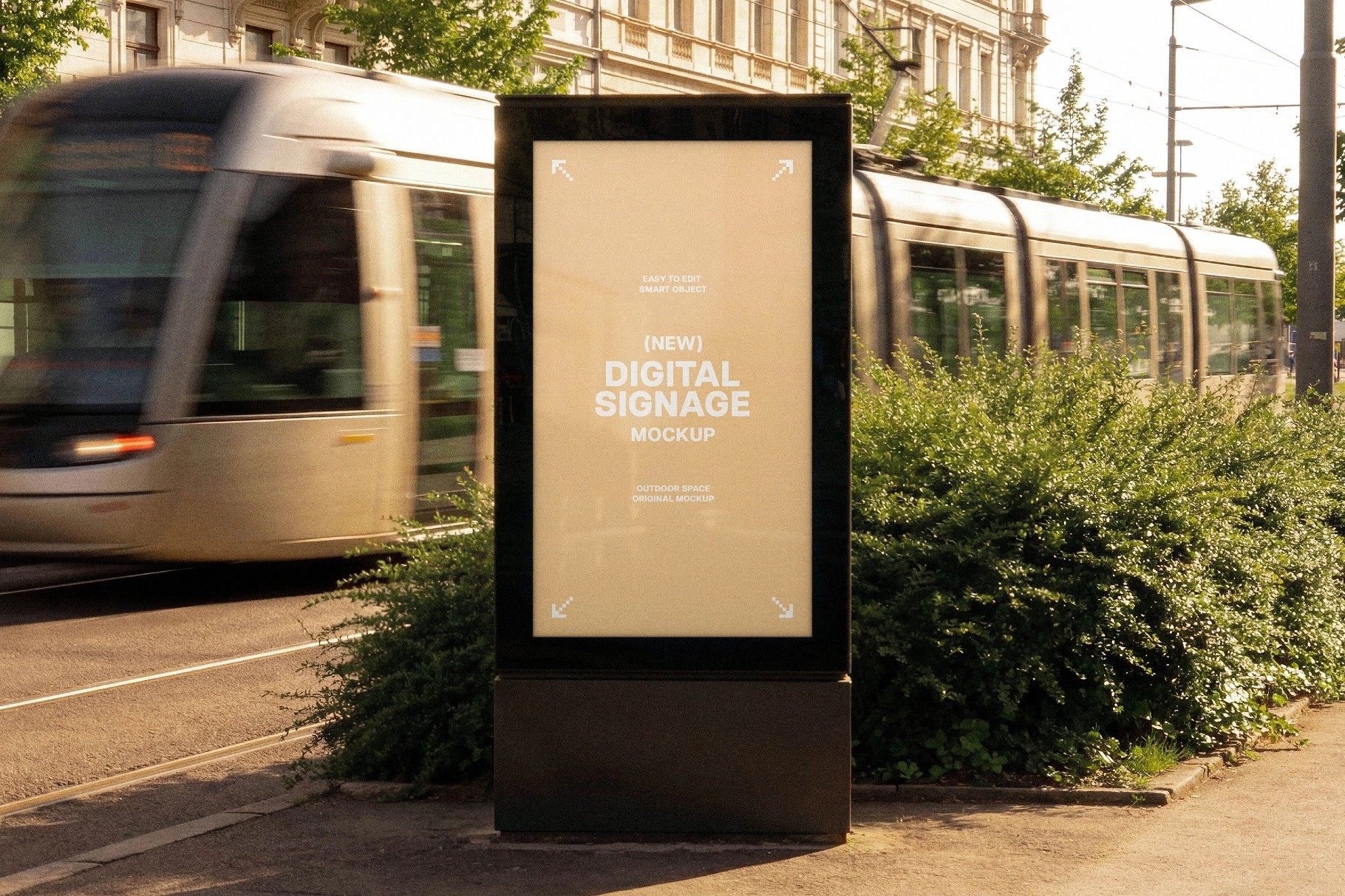 Outdoor Digital Signage Mockup