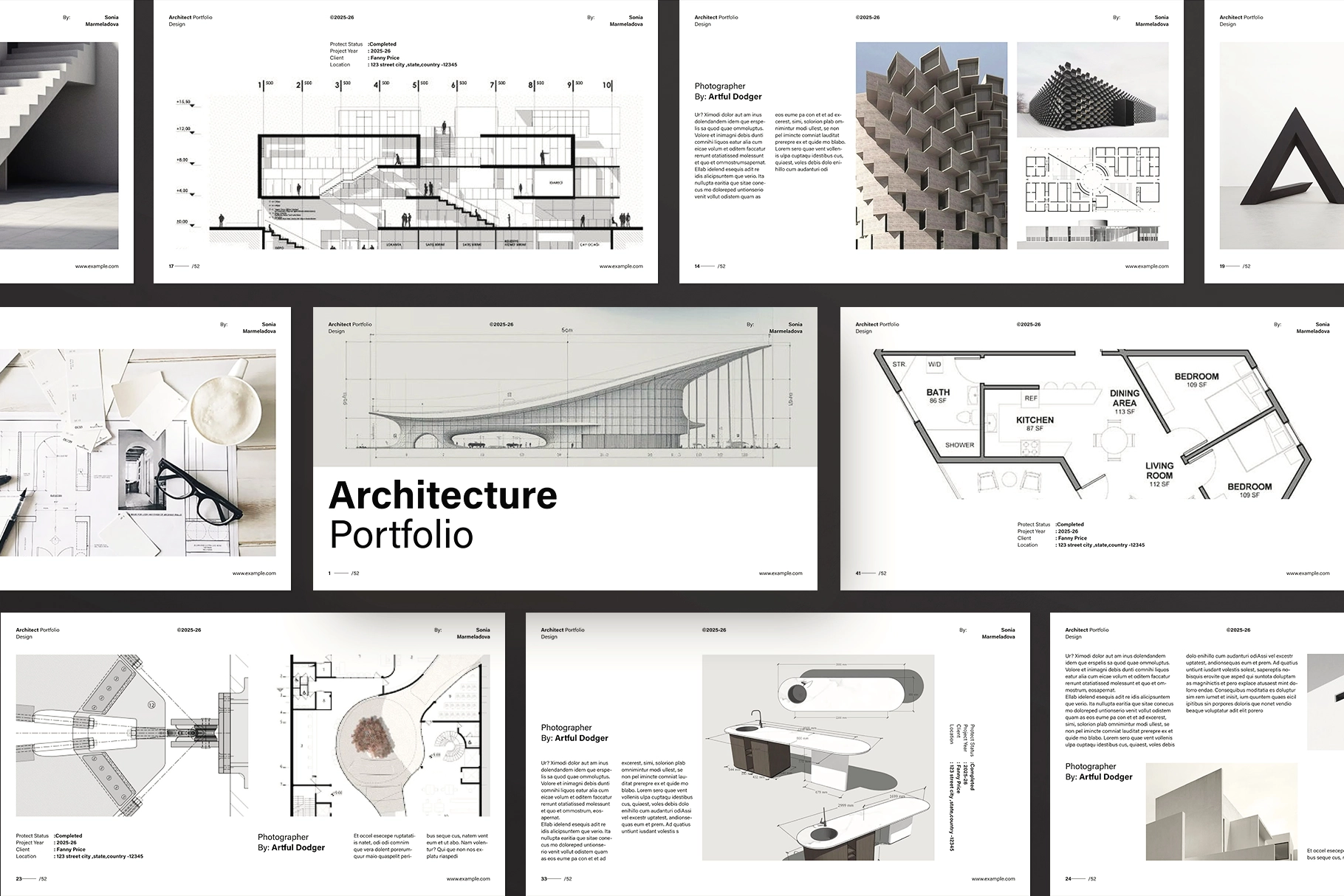 Architecture Portfolio Presentation Template