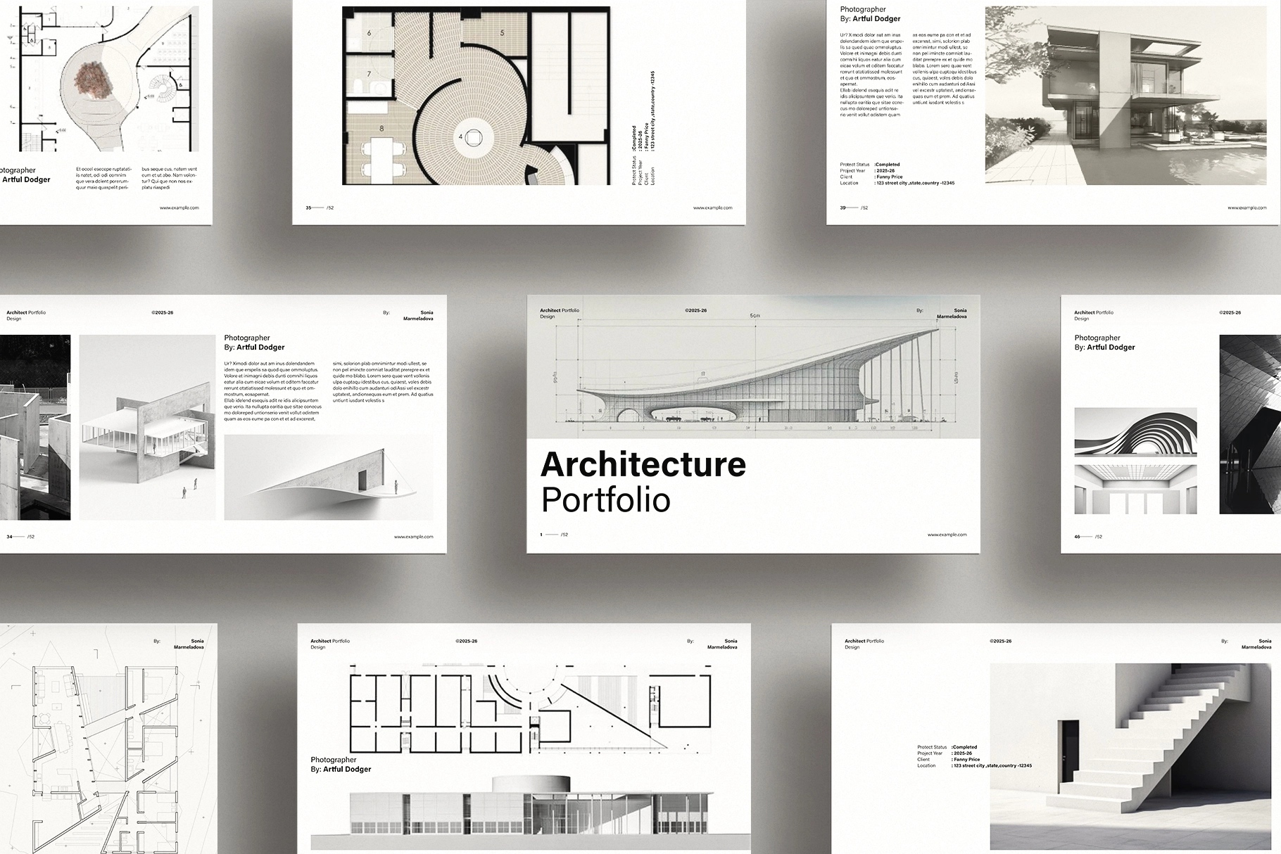 Architecture Portfolio Presentation Template