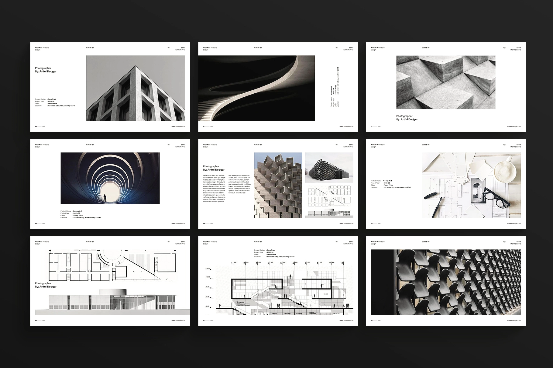 Architecture Portfolio Presentation Template