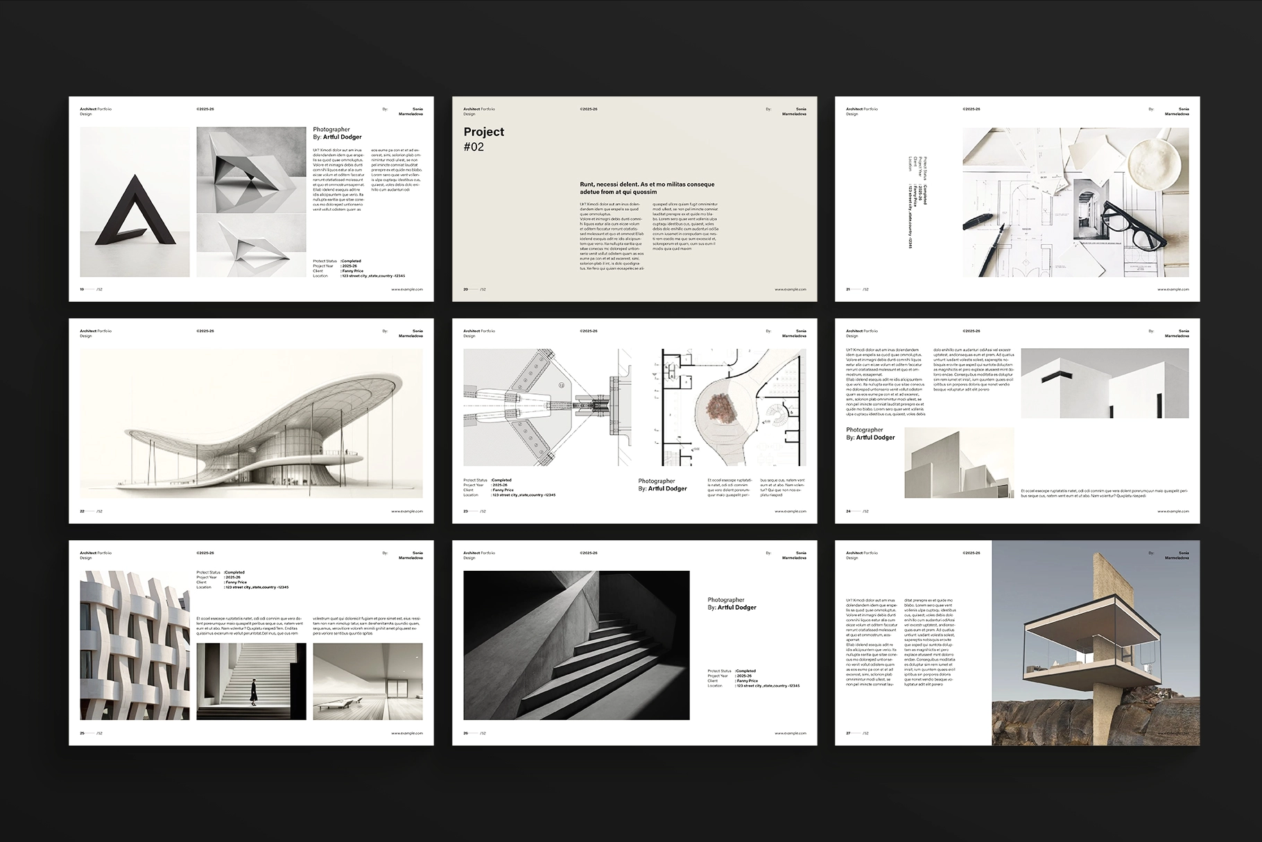 Architecture Portfolio Presentation Template
