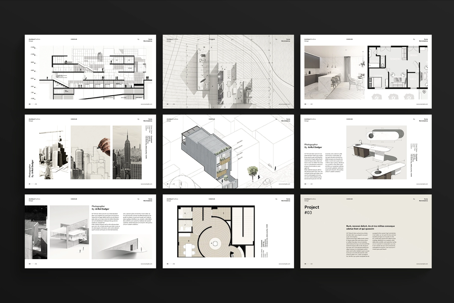 Architecture Portfolio Presentation Template