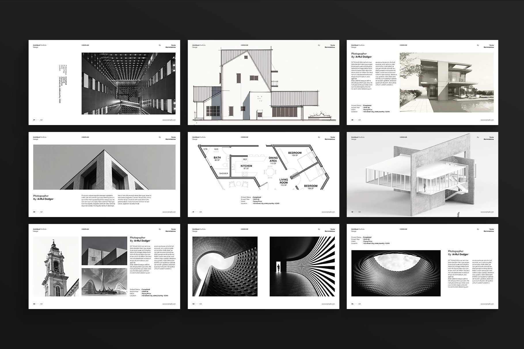 Architecture Portfolio Presentation Template