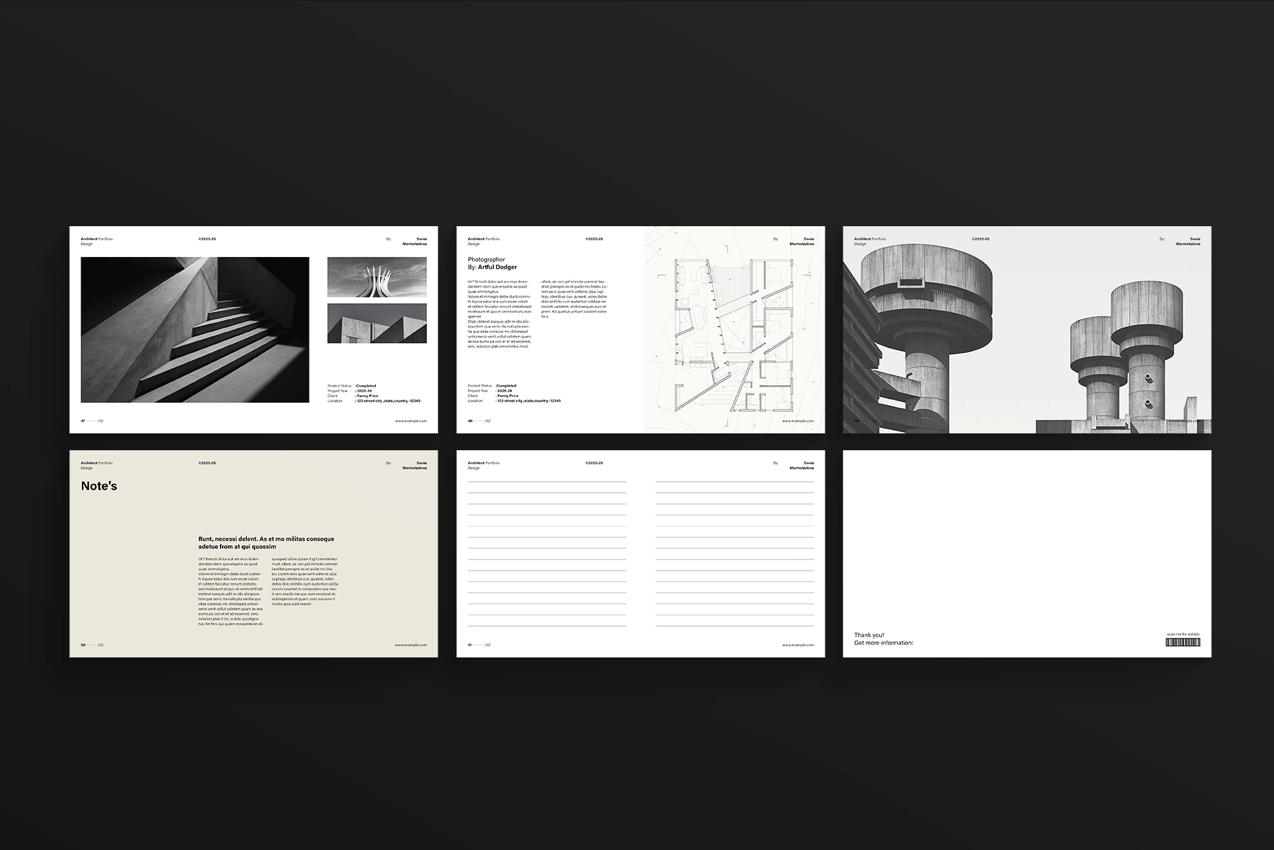 Architecture Portfolio Presentation Template