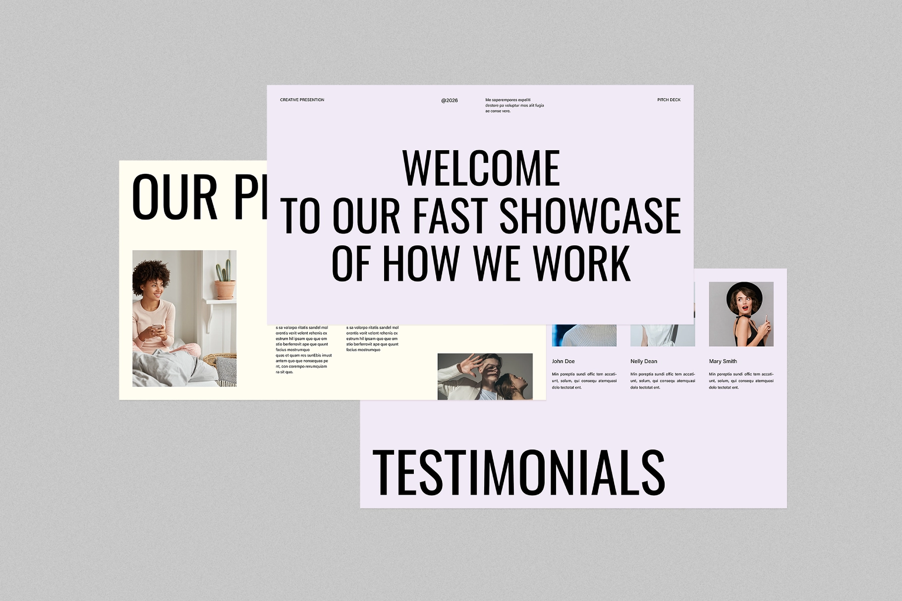 Brand Style Pitch Deck Presentation Template