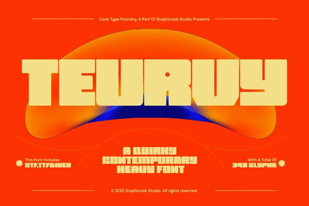 Teurvy Font
