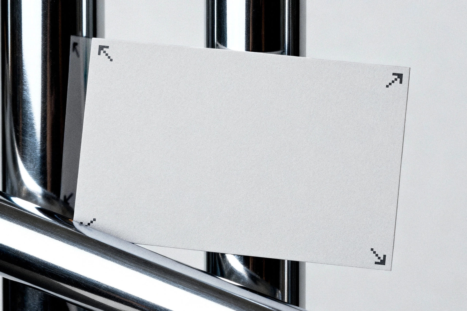 Business Card Mockup on Railing