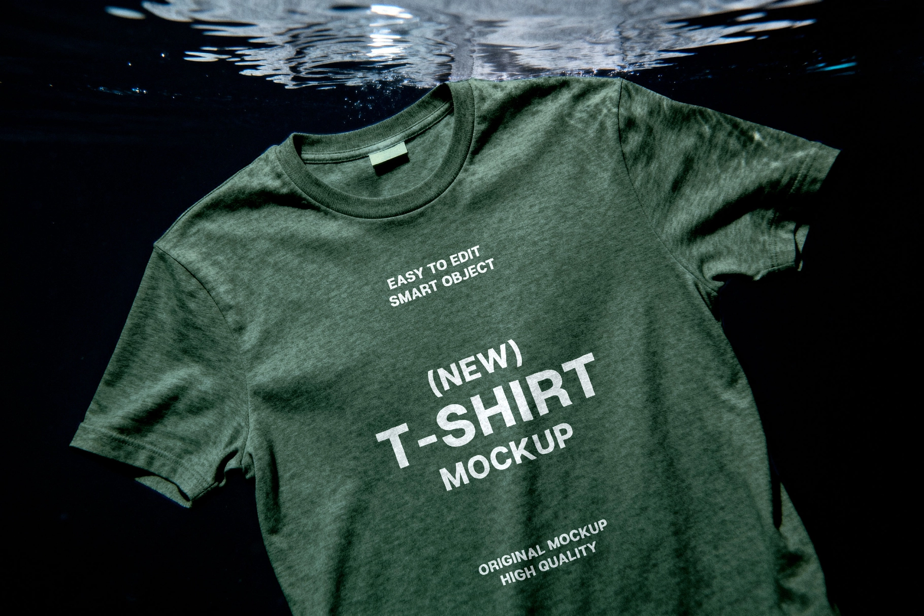 Underwater T-Shirt Mockup