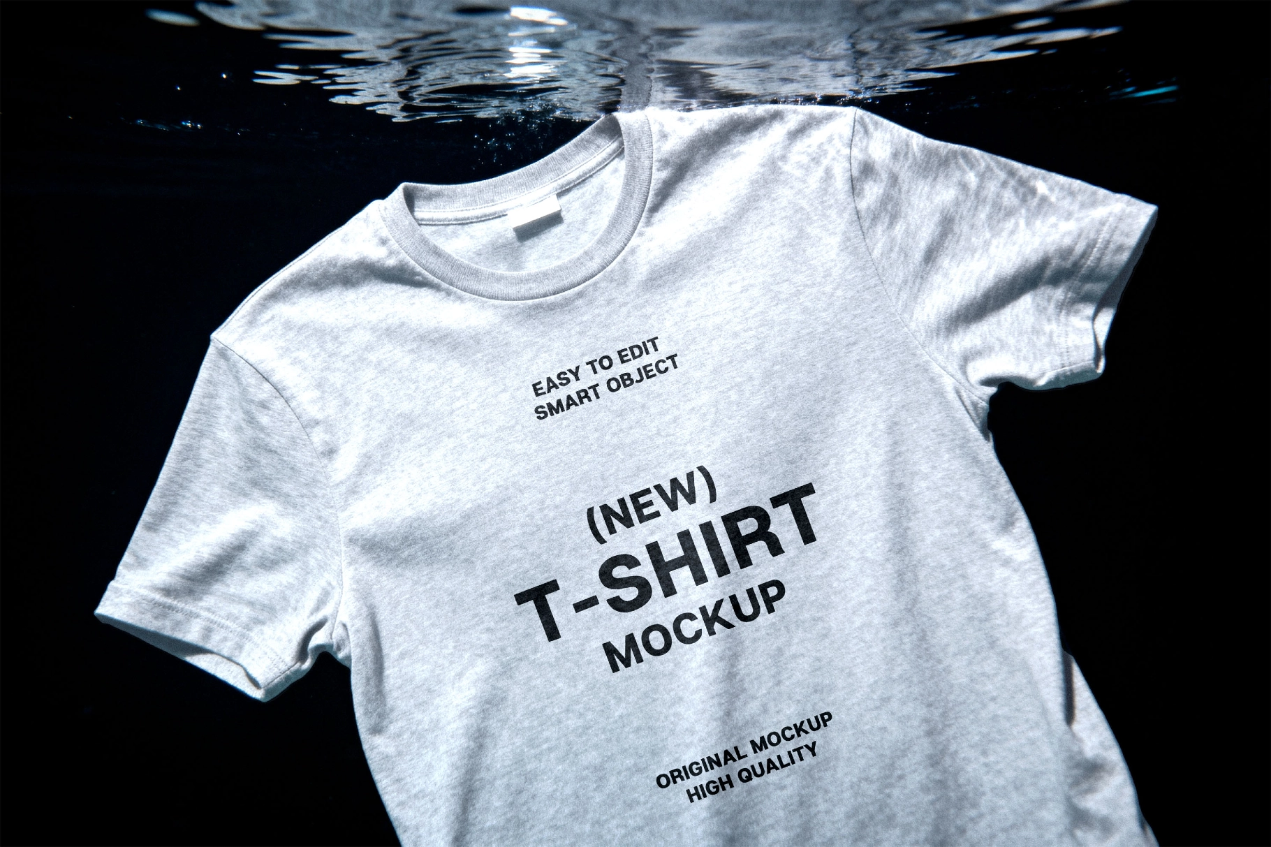 Underwater T-Shirt Mockup
