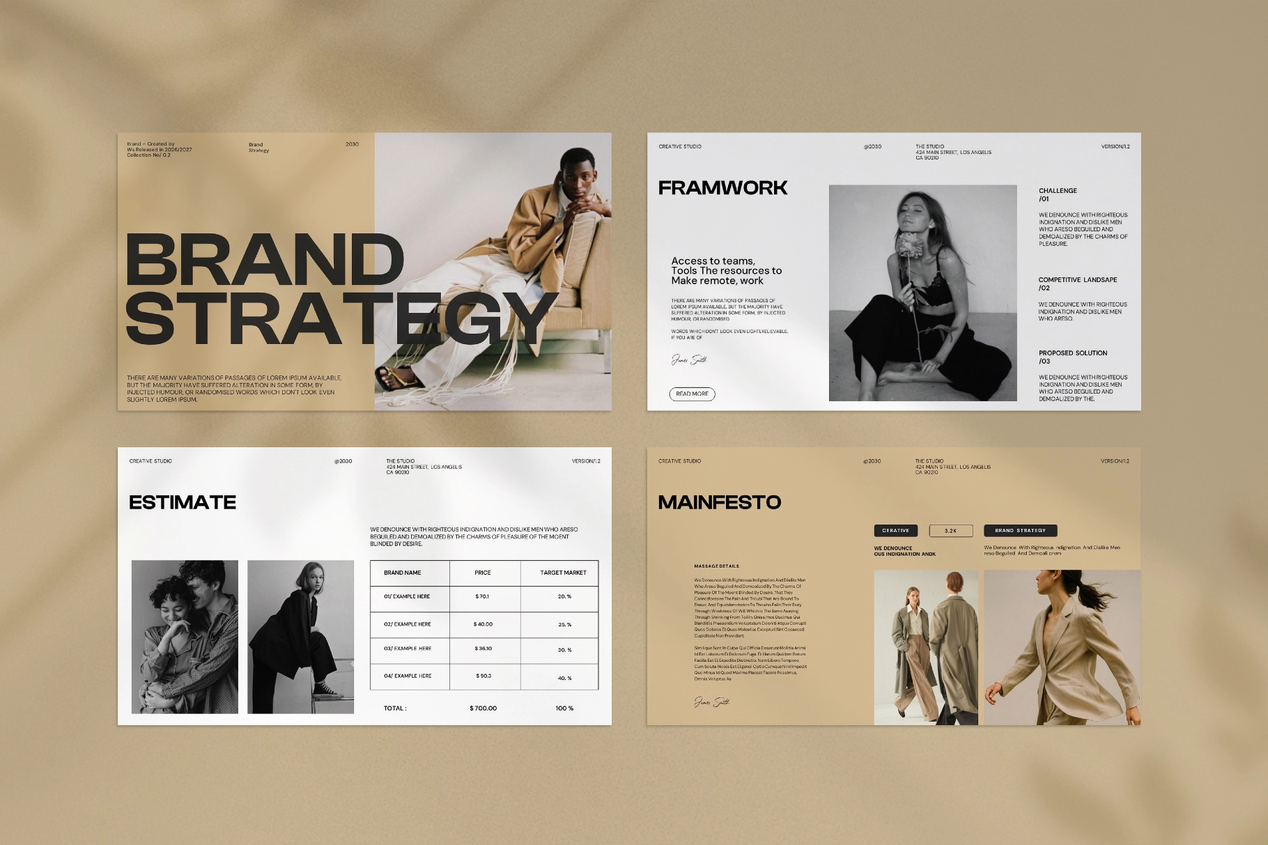Brand Strategy Presentation Template