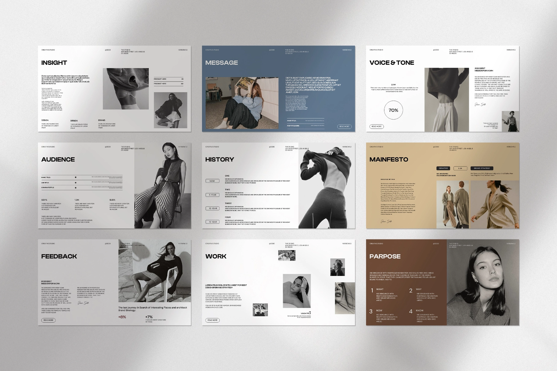 Brand Strategy Presentation Template