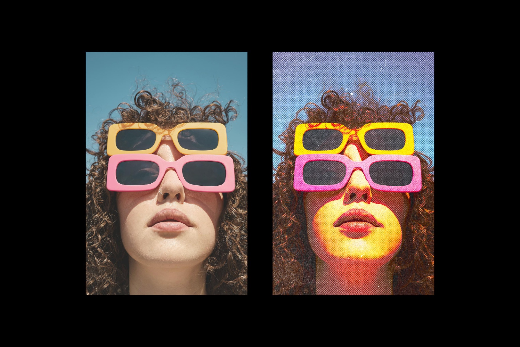 Retro Zine Styled Halftone Effect