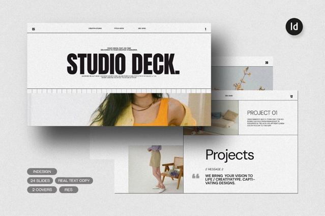 Studio Pitch Deck Presentation Template