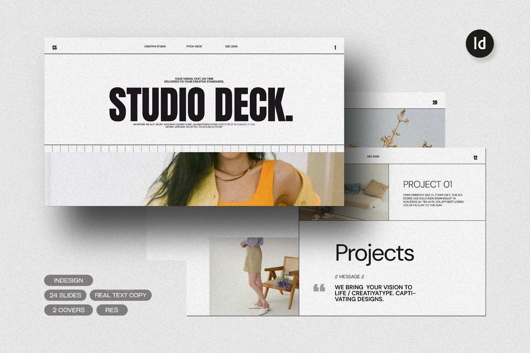 Studio Pitch Deck Presentation Template