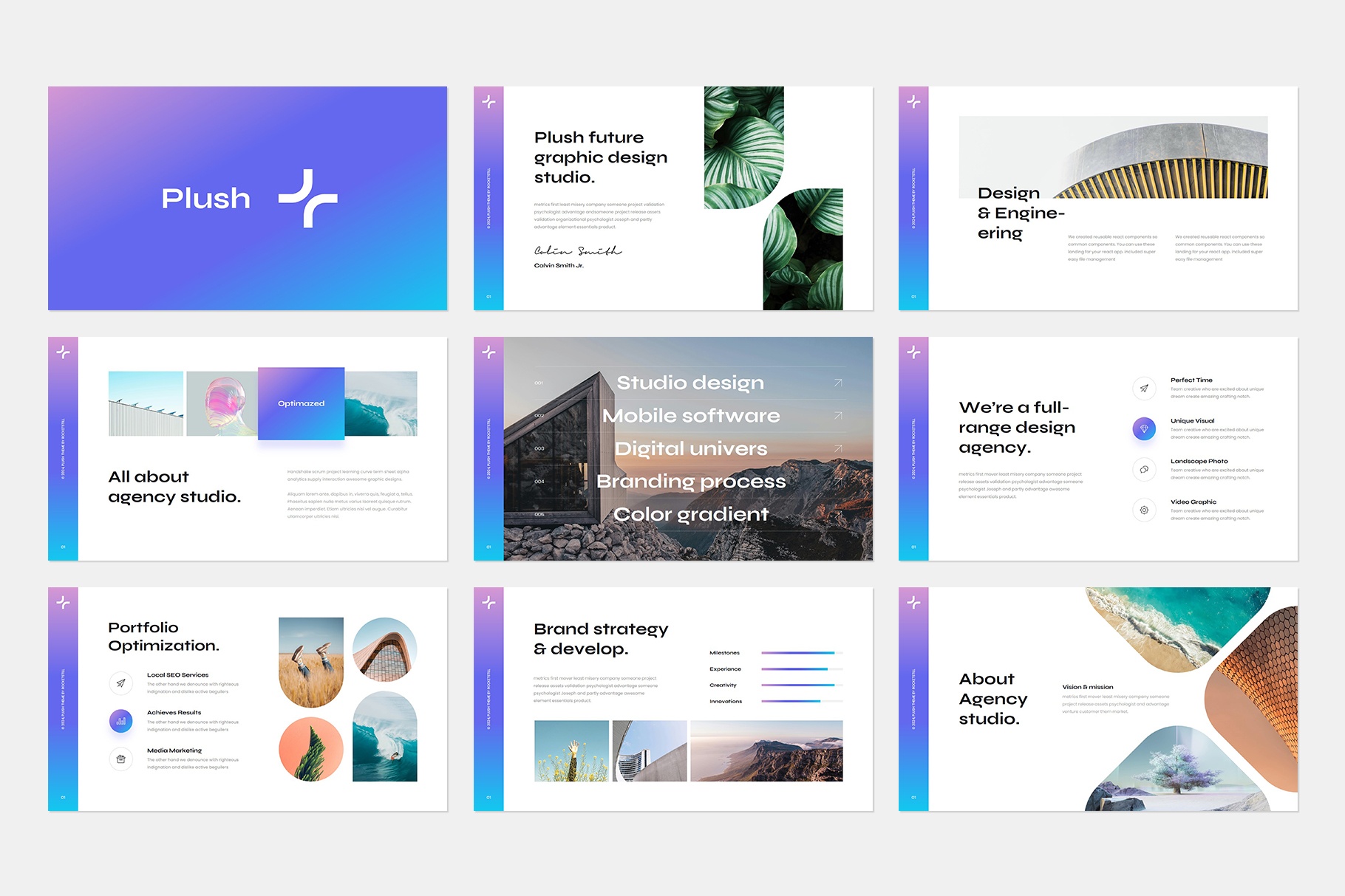 Plush Presentation Template Design
