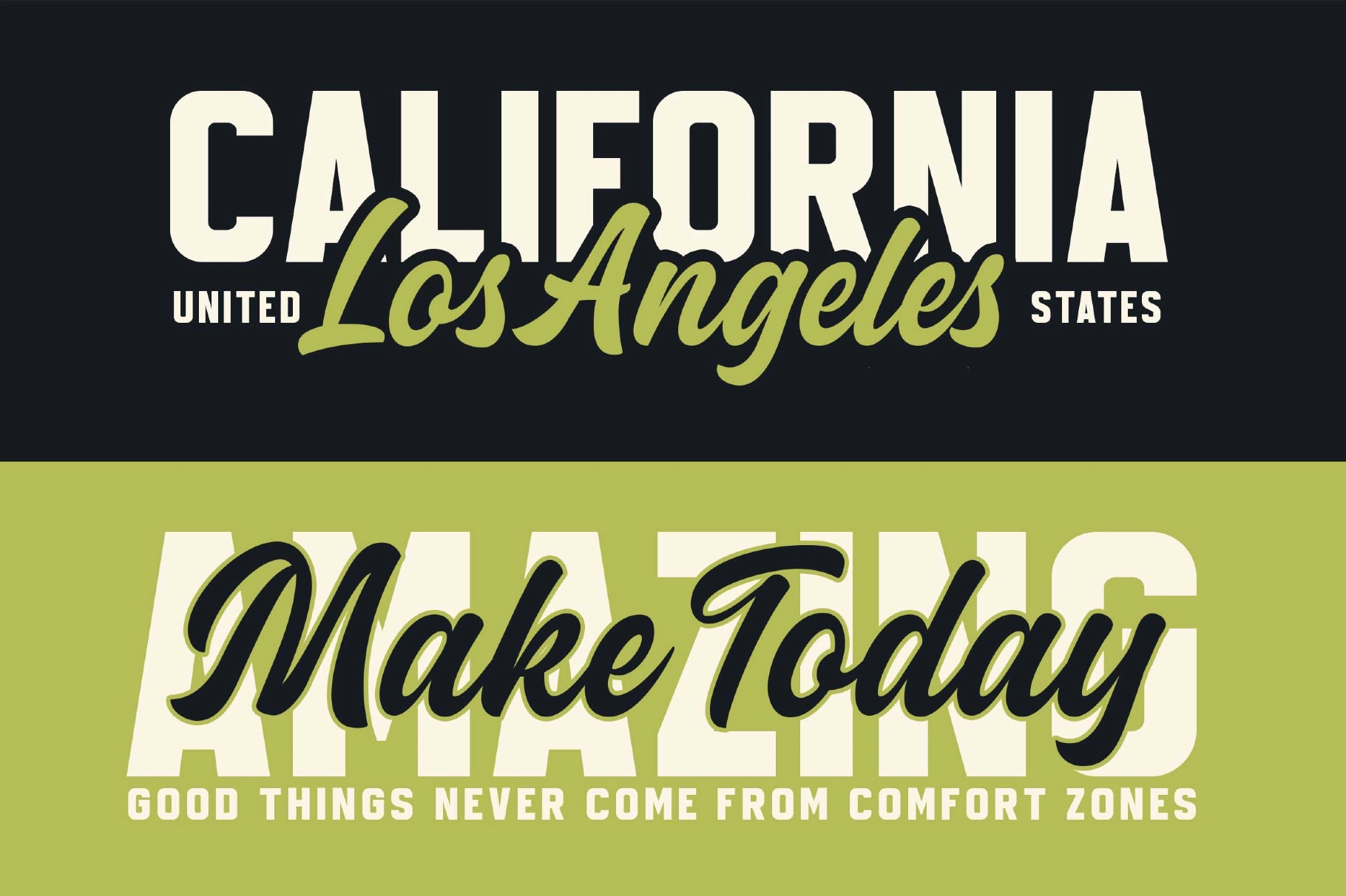 Urban Shadow a Modern Sport Font Combination