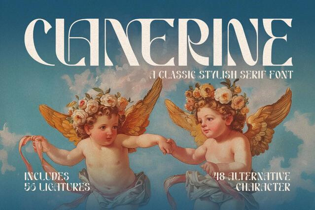 Clamerine a Classic Stylish Font