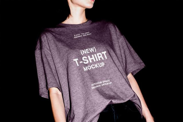 Night Flash T-Shirt Mockup