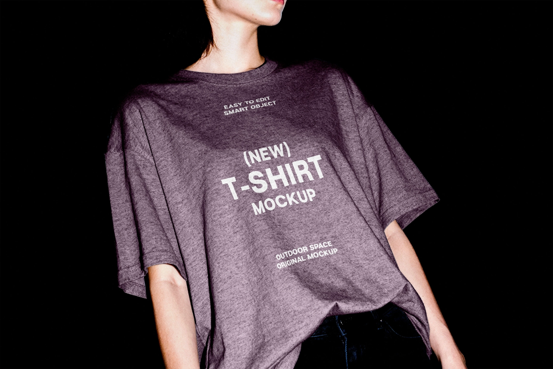 Night Flash T-Shirt Mockup