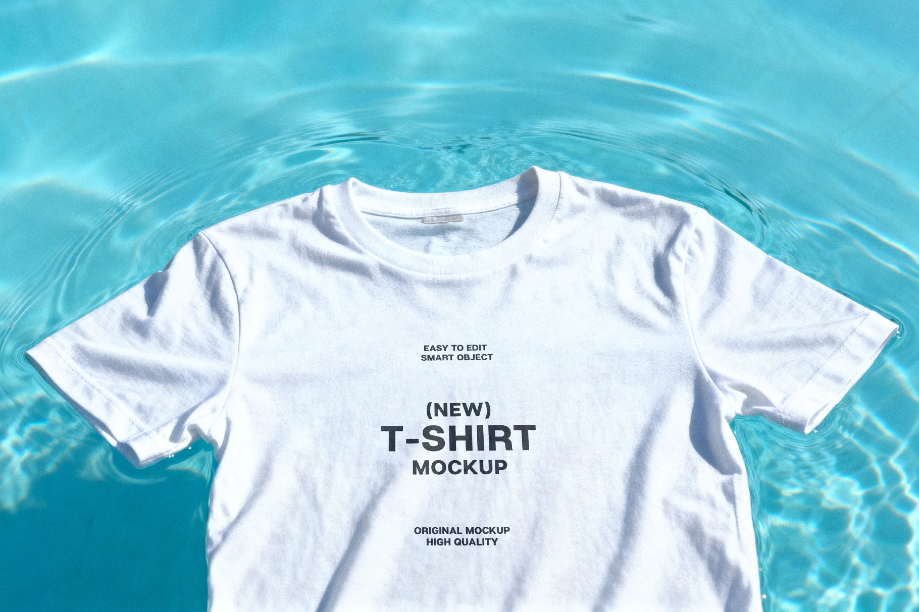Floating T-Shirt Mockup