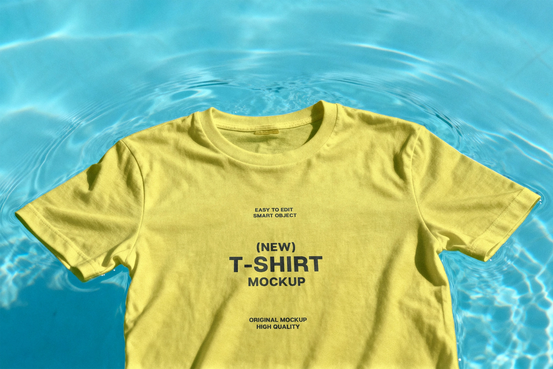 Floating T-Shirt Mockup