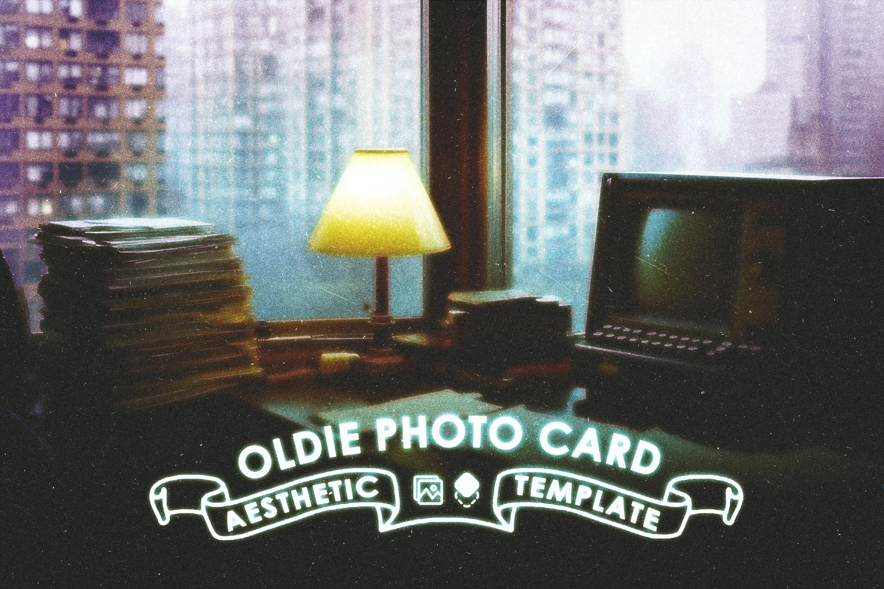 Oldie Photo Card Effect