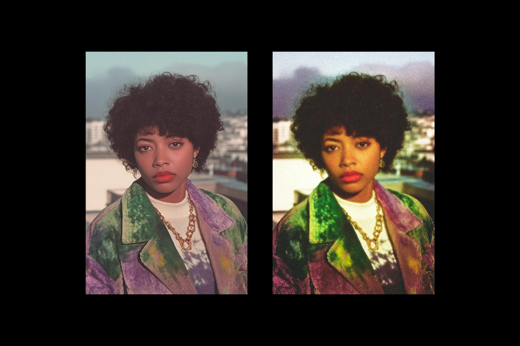 Oldie Photo Card Effect