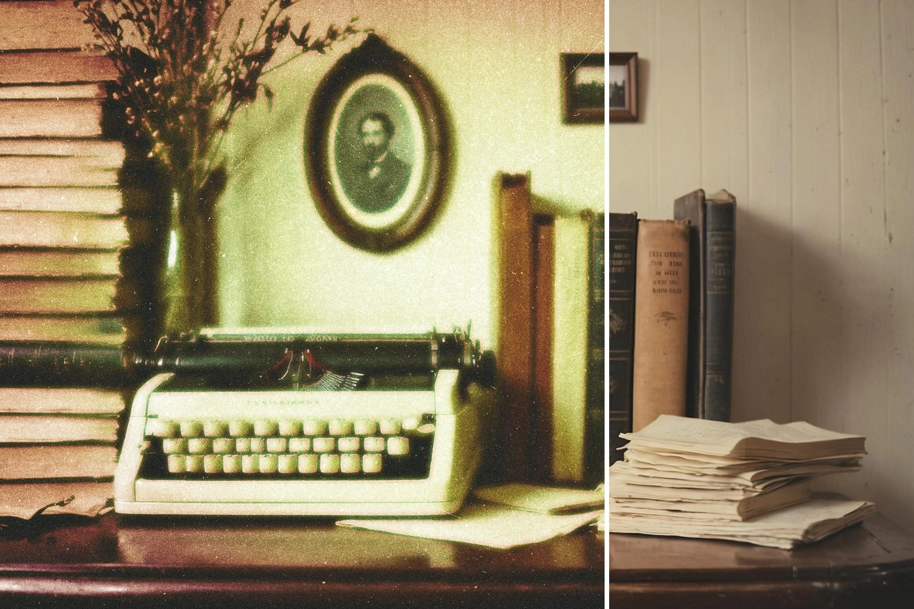 Oldie Photo Card Effect