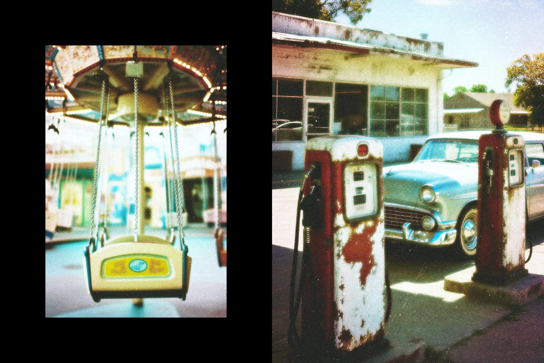 Oldie Photo Card Effect