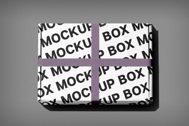 Download Ribbon-tied Box Mockup