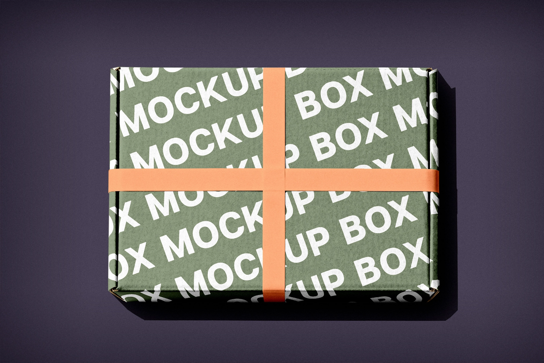 Ribbon-tied Box Mockup