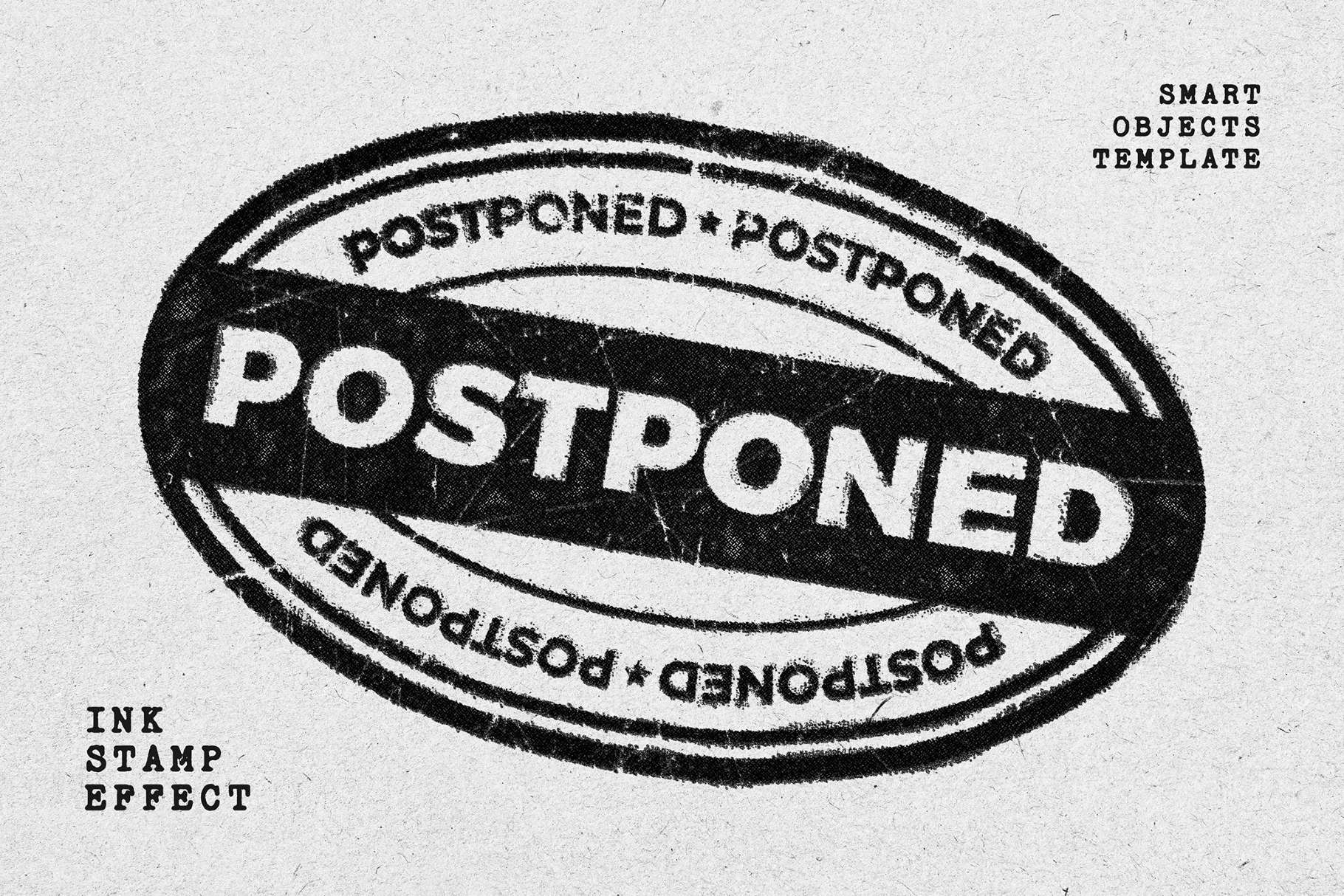 Ink Stamp Text Effect