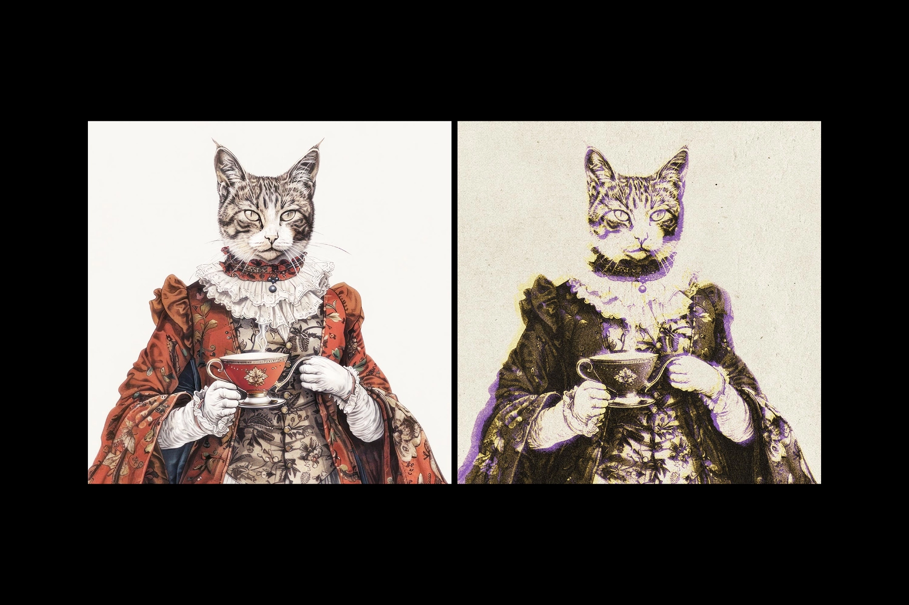 Vintage Paper Print Effect