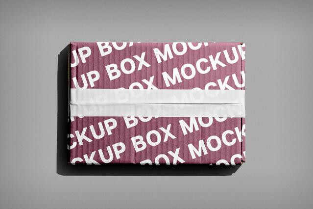 Parcel Box Mockup