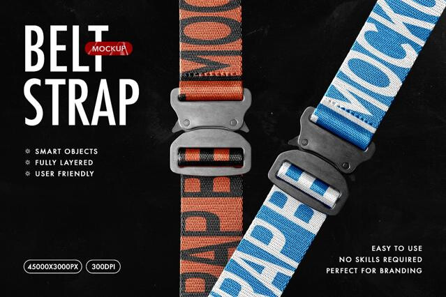 Strap Belt Mockup