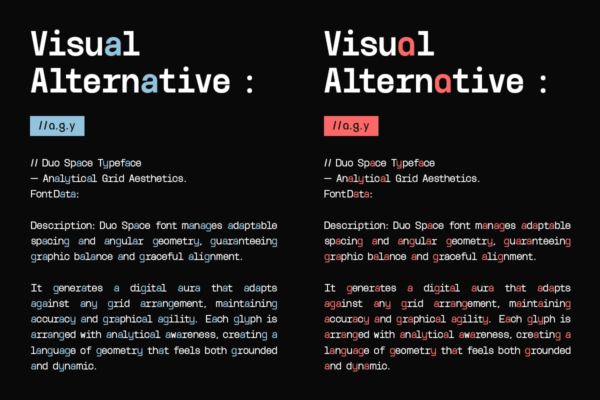 GC Arbiter — Mono Logic Typeface