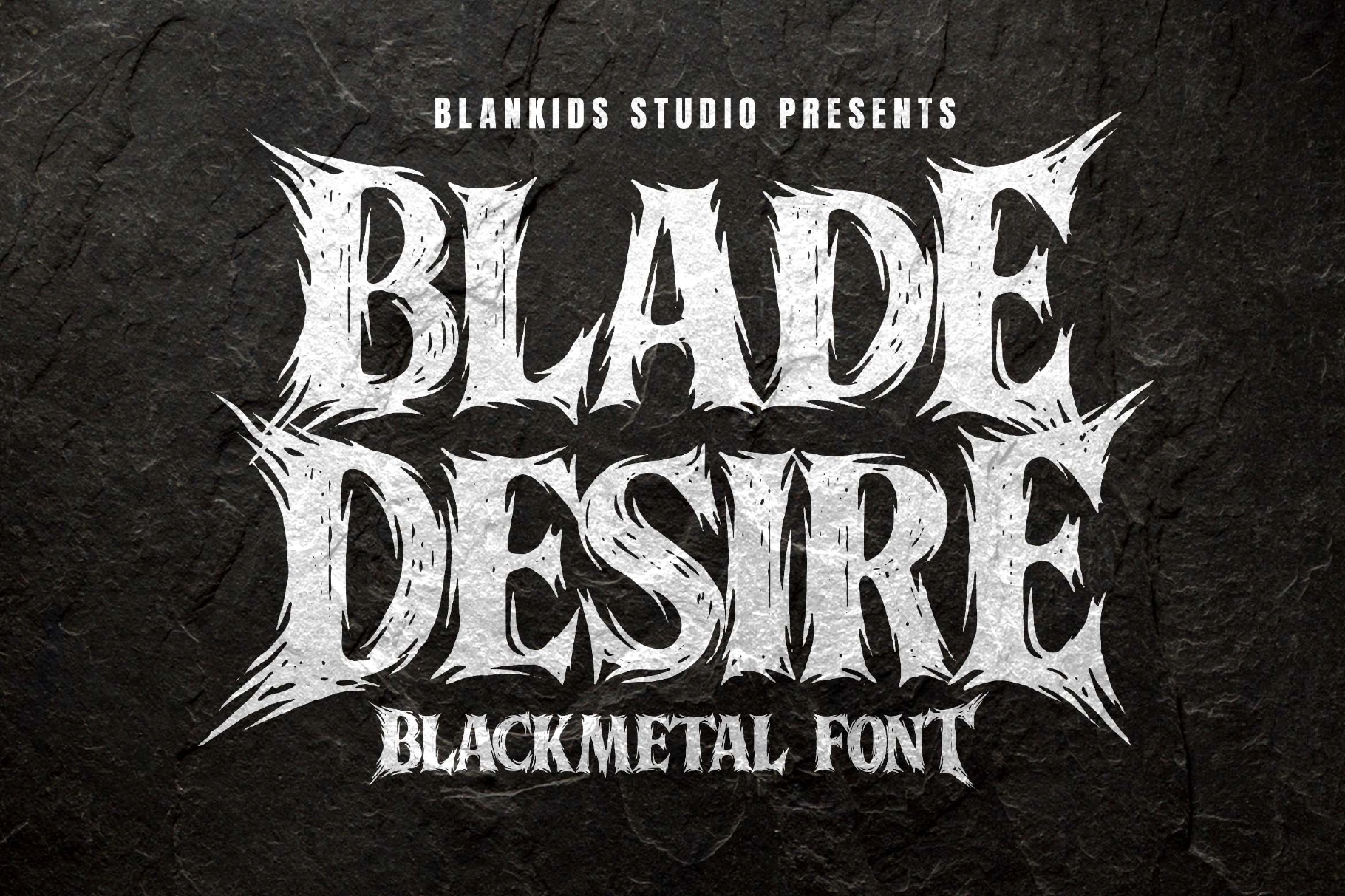 Blade Desire a Blackmetal Font