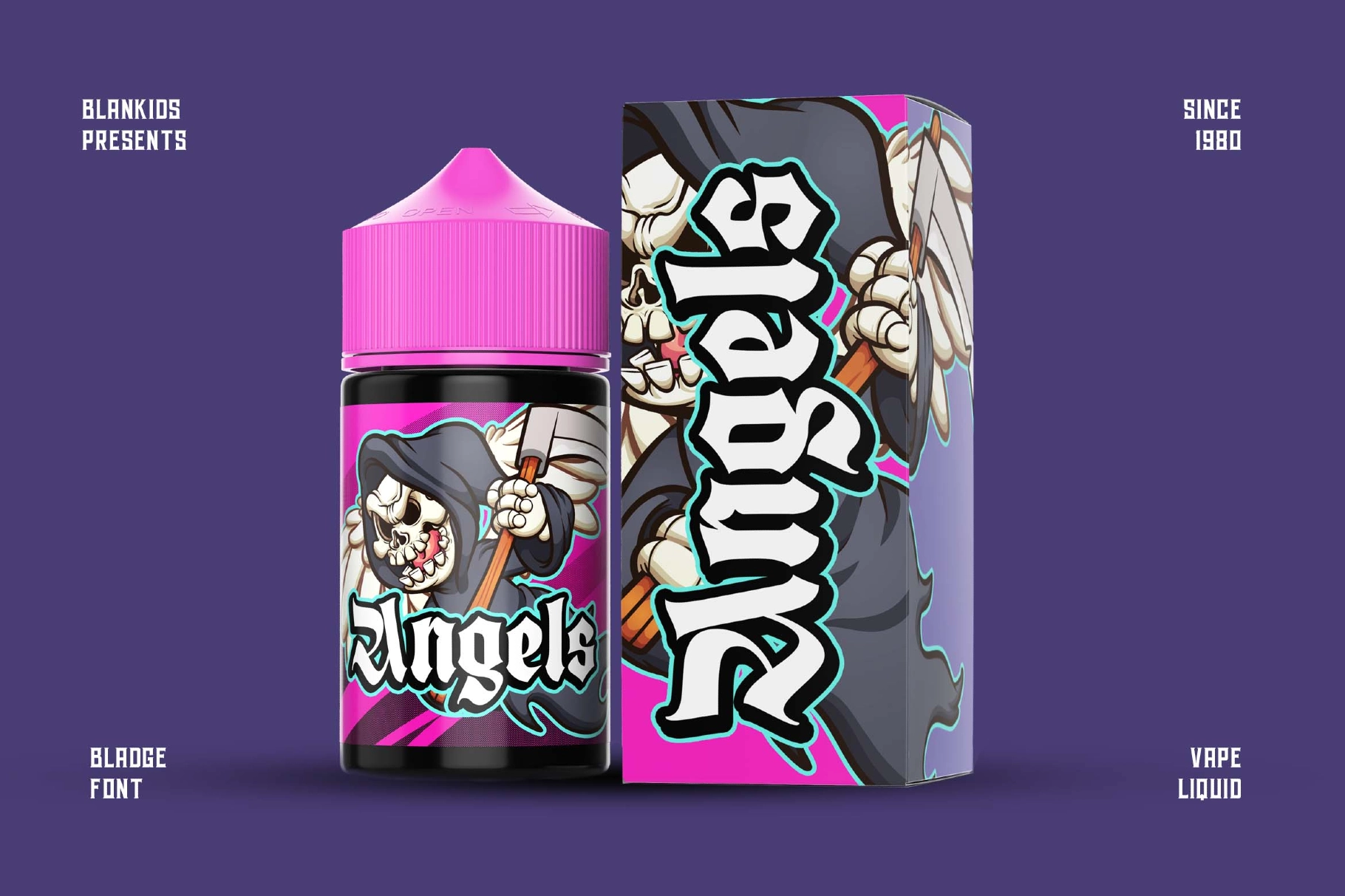 Bladge a Modern Blackletter Font