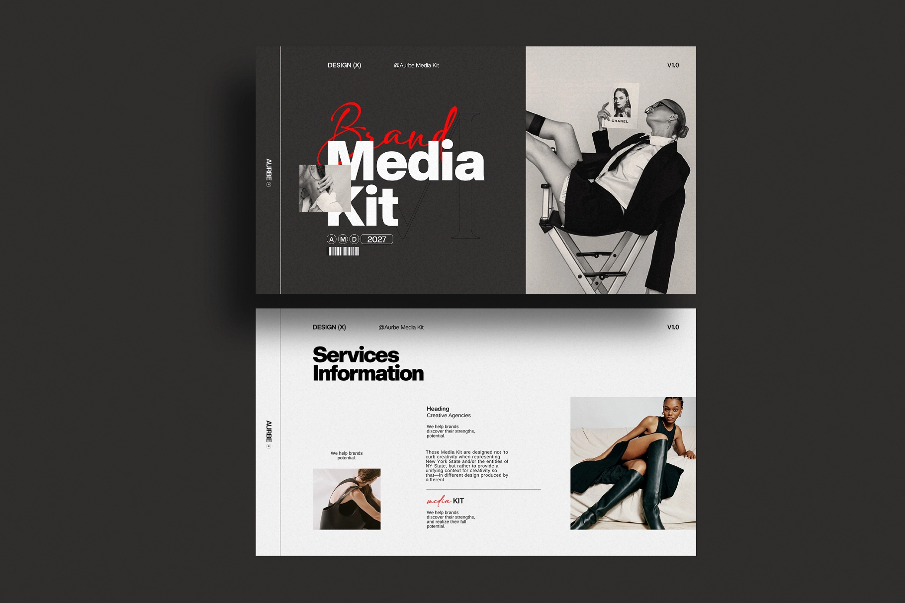 Aurbe Media Kit Presentation Template