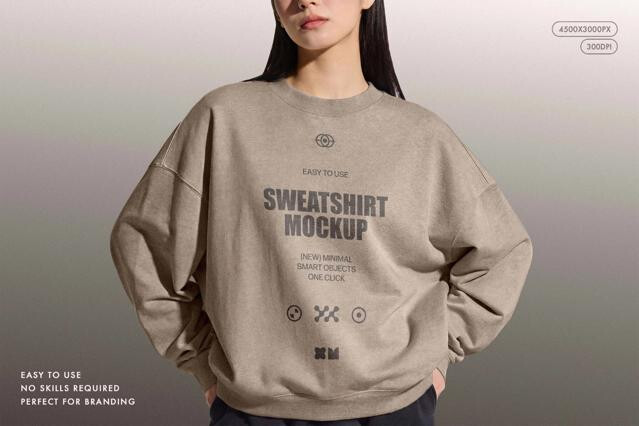 Women's Sweatshirt Mockup