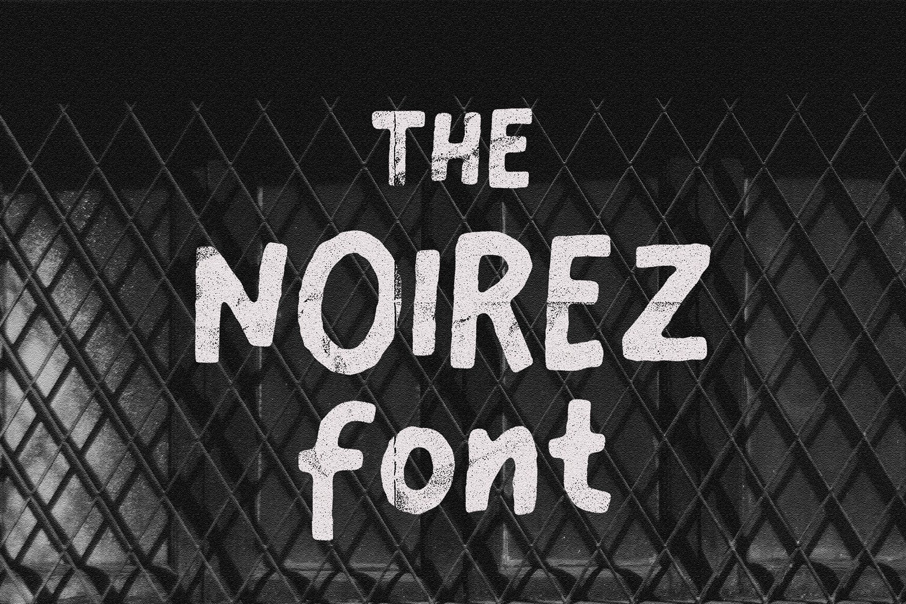 Noirez - Vintage Sans Serif Font