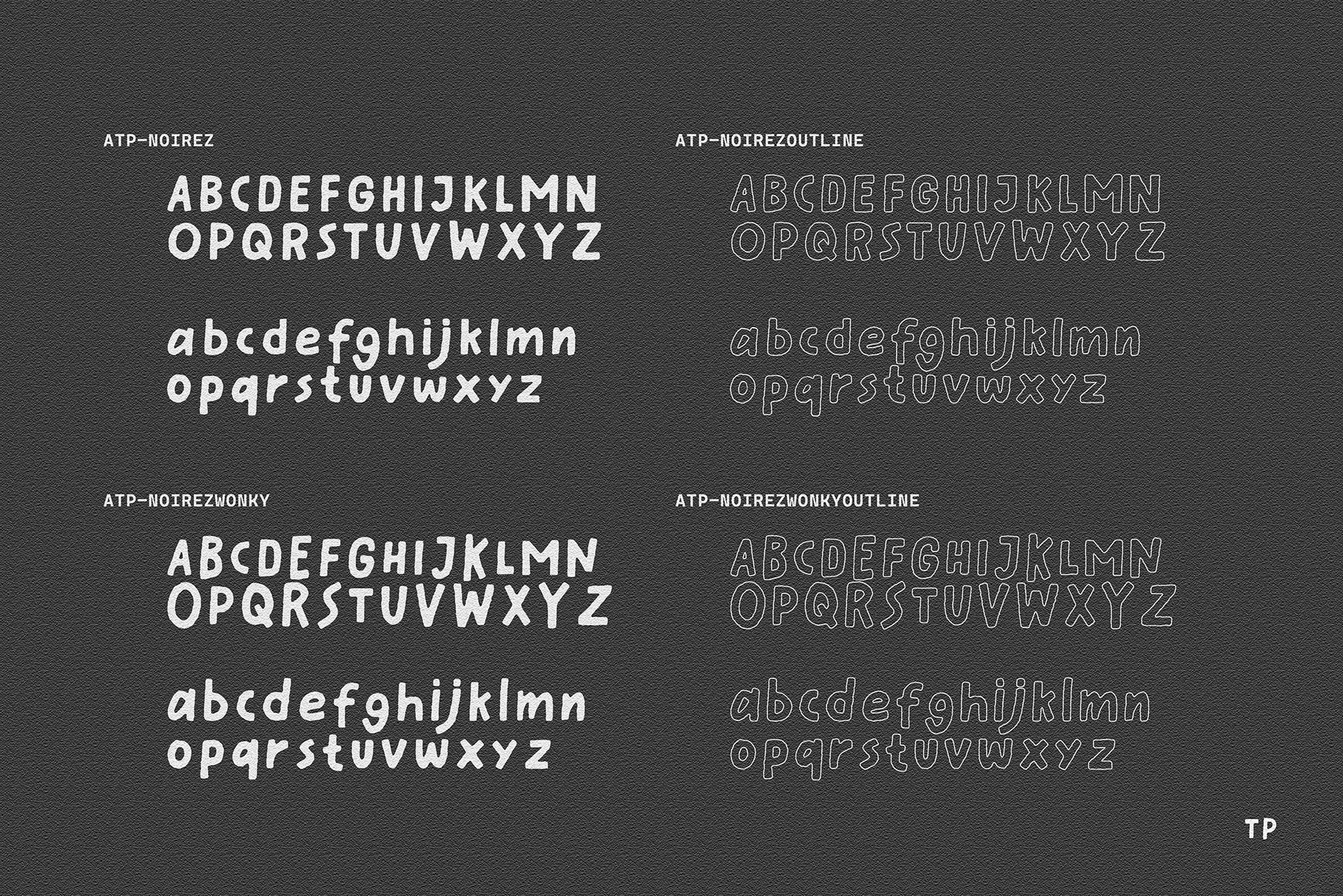 Noirez - Vintage Sans Serif Font