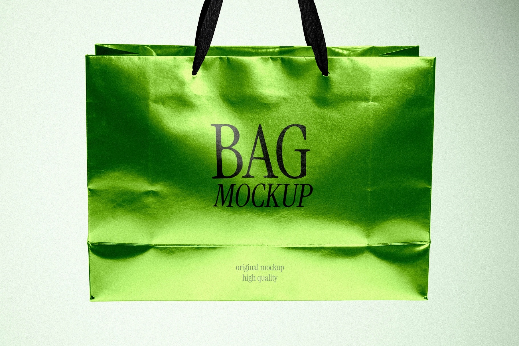 Foil Shopping Bag Mockup