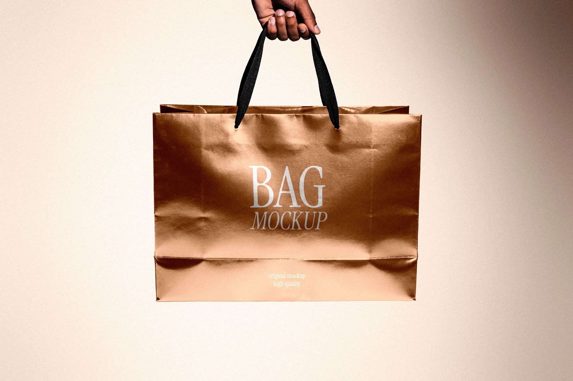 Foil Shopping Bag Mockup
